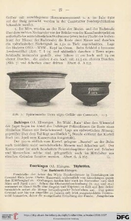 Emerkingen OA. Ehingen. Töpferöfen
