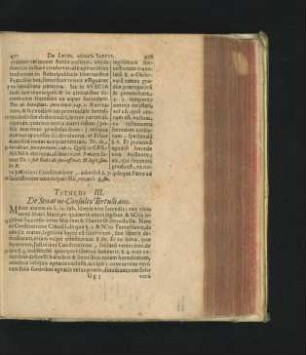 Titulus III. De Senatus-Consulto Tertulliano.