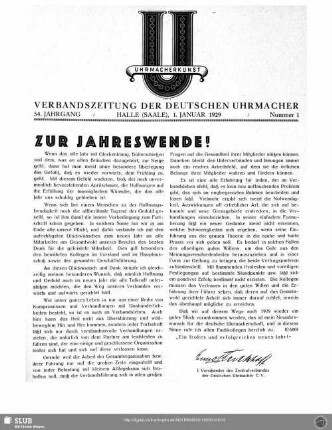 Zur Jahreswende!