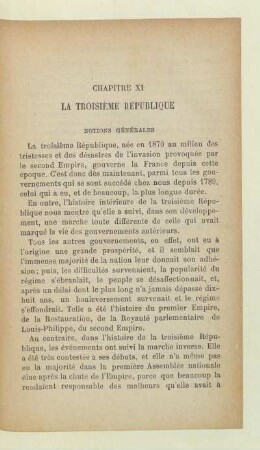 La troisième République