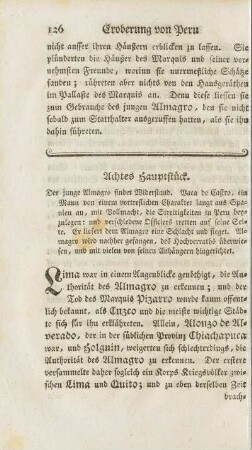 Achtes Hauptstück