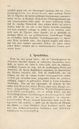 2. Sprachliches