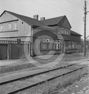 Bahnhofsgebäude? in Polen
