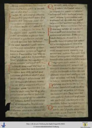Monastisches Brevier, Fragment