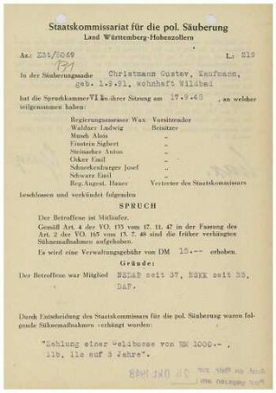 Christmann, Gustav