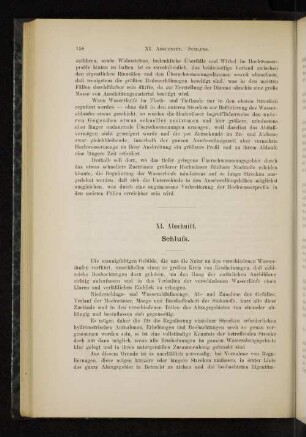 XI. Abschnitt. Schluss.