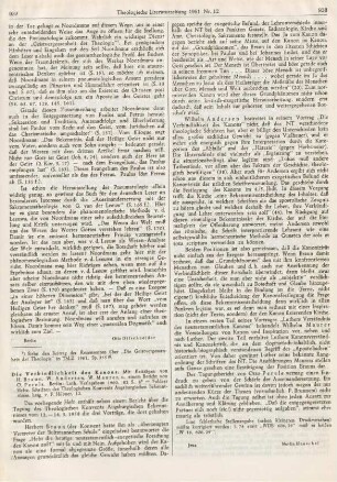 937-938 [Rezension] Die Verbindlichkeit des Kanons