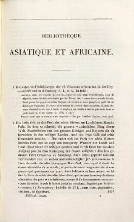 Bibliothèque asiatique et africaine ou catalogue des ouvrages relatifs à l'Asie et à l'Afrique qui ont paru depuis la découverte de l'imprimerie jusqu'en 1700