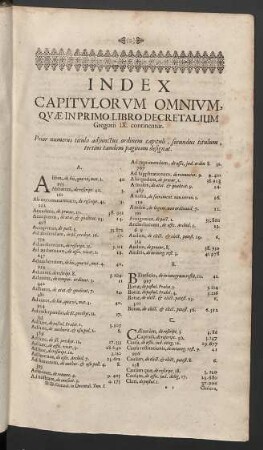 Index capitulorum omnium