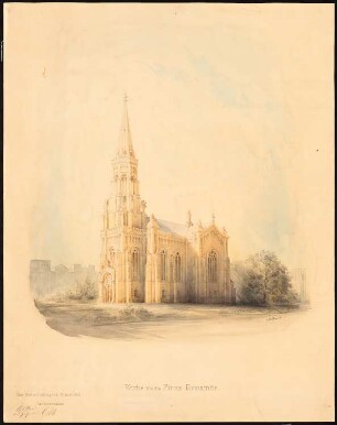 Zionskirche, Berlin: Perspektivische Ansicht