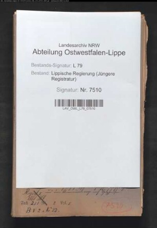 Kommunalwege im Amt Schötmar