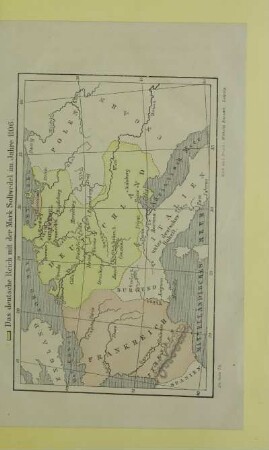 Das deutsche Reich mit der Mark Sollwedel im Jahre 1106