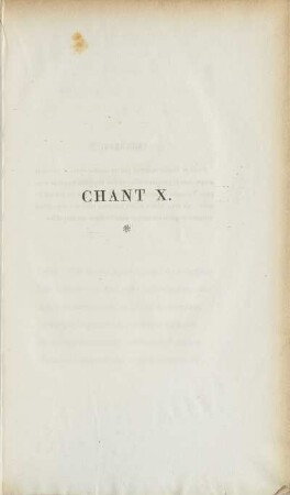 Chant X.