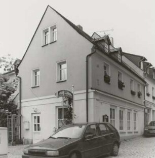 Reichenbach, Wohnhaus : Reichenbach. Wohnhaus mit Gaststätte "Zur alten Gärtnerei". Zenkergasse 19. Straßenansicht
