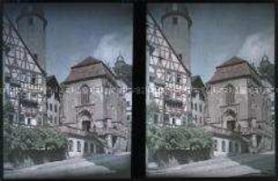 Blick auf die Kilianskapelle in Wertheim am Main