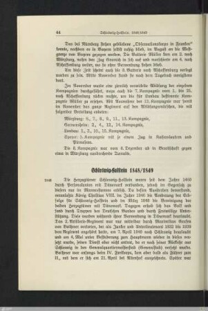 Schleswig-Holstein 1848/1849