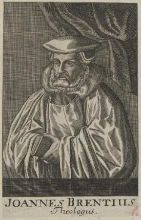 Bildnis des Joannes Brentius