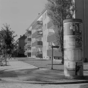 Dresden. Postsiedlungshäuser an der Comeniusstraße