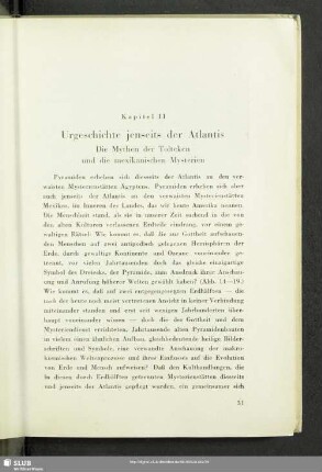 Kapitel II Urgeschichte jenseits der Atlantis