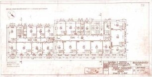 Neureuther, Gottfried von; Ludwigshafen; Direktionsgebäude der pfälzischen Eisenbahn - Ostflügel (Grundriss 2. OG)