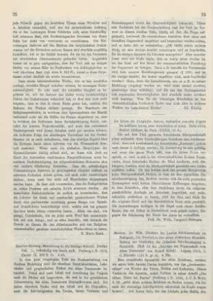 75-76 [Rezension] Kaulen, Franz, Einleitung in die Heilige Schrift