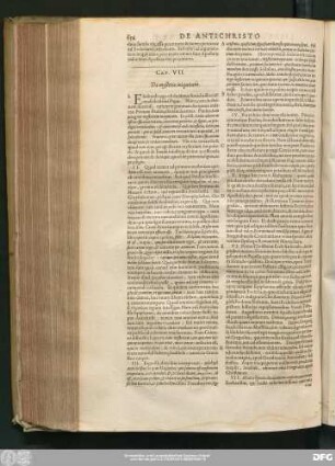 Cap. VII. De mysterio iniquitatis.