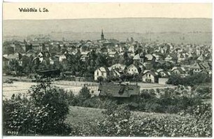 Weinböhla. Blick auf Weinböhla