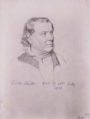 Bildnis des Malers Friedrich Müller