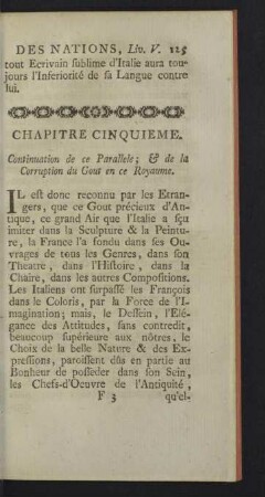 Chapitre cinquieme.