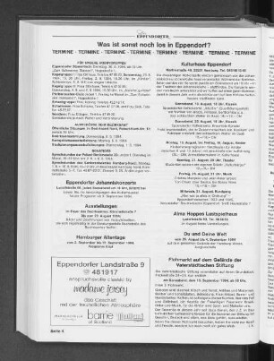 Was ist sonst noch los in Eppendorf?
