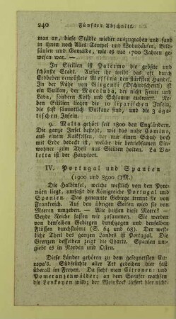 IV. Portugal und Spanien
