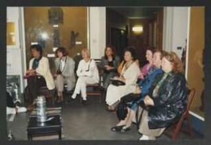 Foto vom Empfang der türkischen Professorinnen, 1995