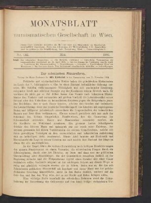 Nr. 142. Mai. 1895