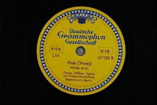 Aida : Holde Aida / (Verdi)