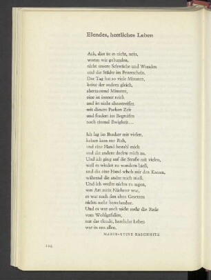 Elendes, herrliches Leben
