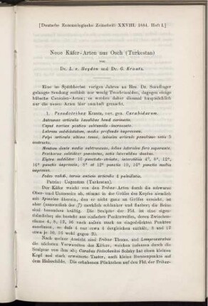 Neue Käfer-Arten aus Osch (Turkestan)