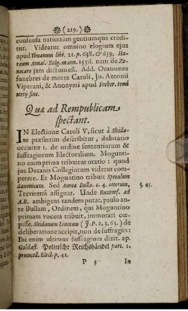 Quae ad Rempublicam spectant