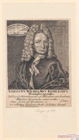 Jobst Wilhelm Kohles, Nürnberger; geb. 16. November 1661