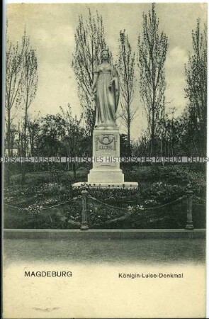 Das Königin-Luise-Denkmal in Magdeburg