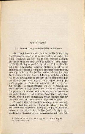 Zur Lehre vom Sklavenerwerb : ein Beitrag zur Dogmatik des römischen Privatrechts