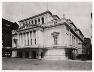 Staatsoper, Hamburg: Außenansicht Eingangsfront vor dem Krieg