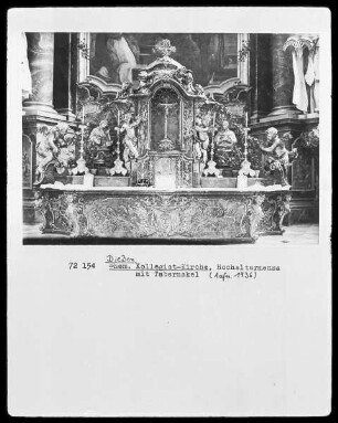 Altarmensa Tabernakel