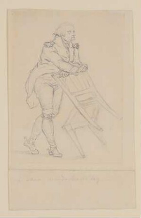 August Wilhelm Iffland als Hauptmann Wildenhain in "das Kind der Liebe" von Kotzebue