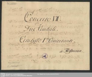 Cembalo I: Concertante.
