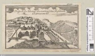 Prospect der Hertzog Wurtembergischen Residentz Ludwigsburg
