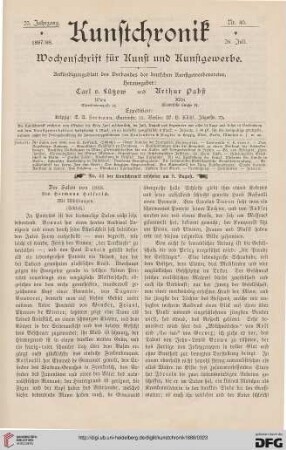 Heft 40 (26. Juli 1888)