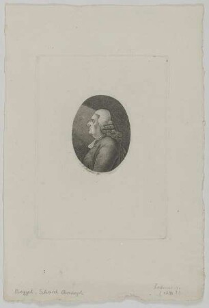 Bildnis des Erhard Christoph Bezzel