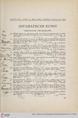 Ostasiatische Kunst (Nr. 182-348)