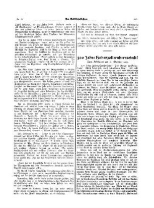 500 Jahre Hohenzollernheerschaft! : zum Jubiläum am 21. Oktober 1915