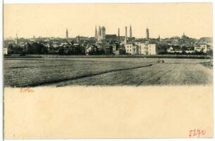 Zittau. Blick nach Zittau